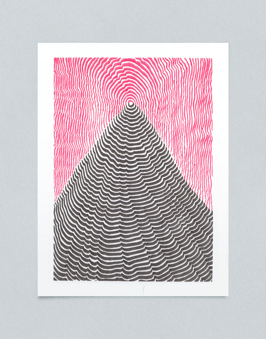 Red Sky (Original Drawing, 6x8″)