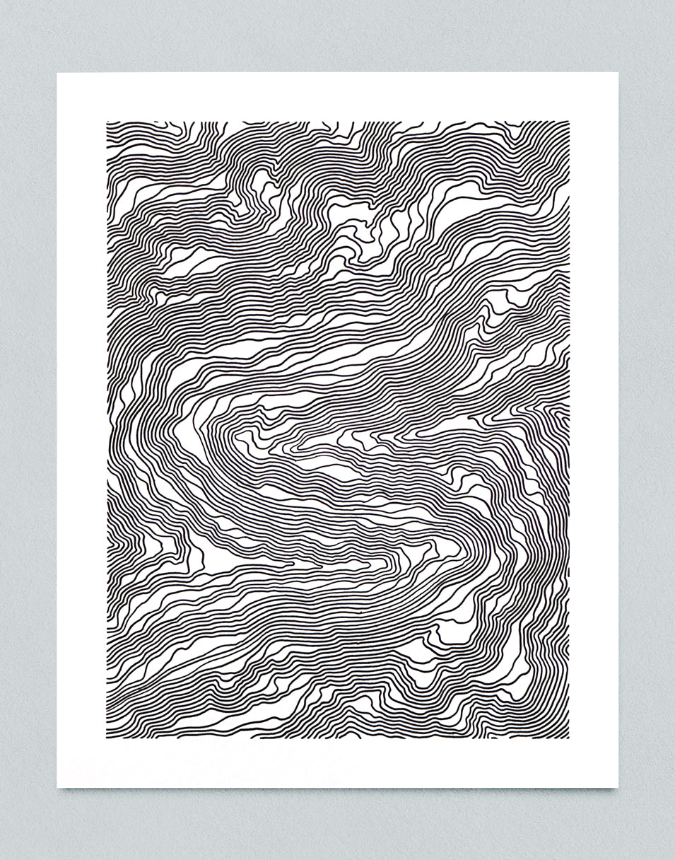 River I (Original Drawing, 11×14″)